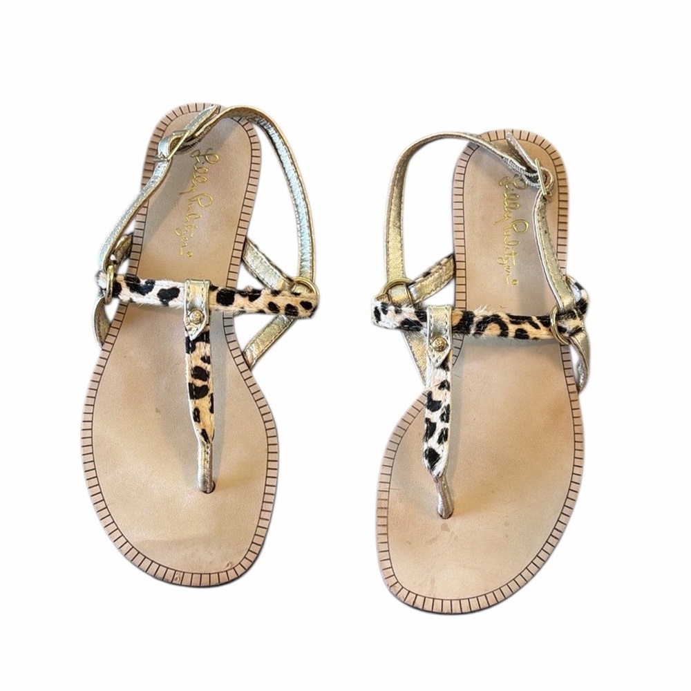 Lilly Pulitzer leopard sandals